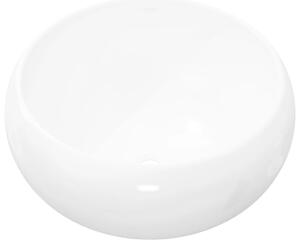 Basin Round Ceramic White 40x15 cm