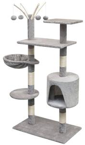 Cat Tree with Sisal Scratching Posts 125 cm Grey