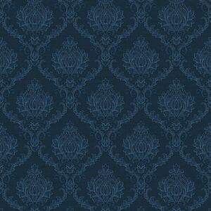 Noordwand Topchic Wallpaper Classic Ornaments Navy Blue