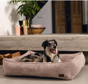 Designed by Lotte Dog Basket Ribbed Pink 65x60x20 cm