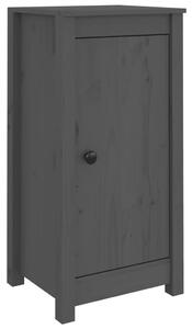 Sideboards 2 pcs Grey 40x35x80 cm Solid Wood Pine
