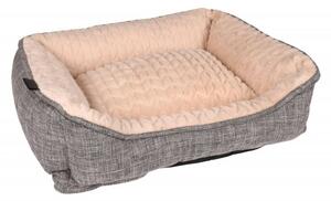 FLAMINGO Dog Basket Zupo Rectangular 50x40x16 cm Grey