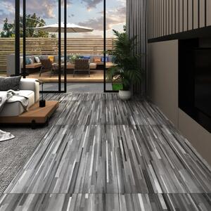 Self-adhesive PVC Flooring Planks 2.51 m² 2 mm Striped Grey