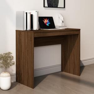 Desk Brown Oak 90x40x72 cm Engineered Wood