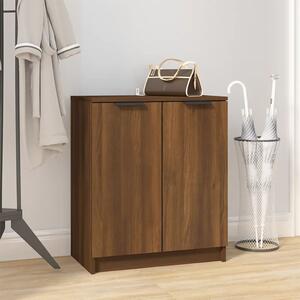 Shoe Cabinet Brown Oak 59x35x70 cm Engineered Wood