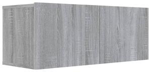 TV Cabinet Grey Sonoma 80x30x30 cm Engineered Wood