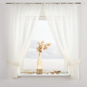 Lily ecru voile curtains - Set of 2