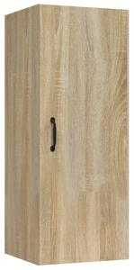 Hanging Wall Cabinet Sonoma Oak 34.5x34x90 cm Engineered Wood