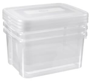 Curver Storage Boxes Set Handy 3x25L Transparent