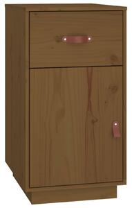 Desk Cabinet Honey Brown 40x50x75 cm Solid Wood Pine