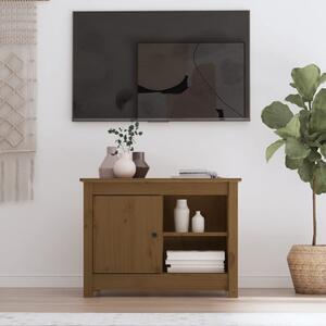 TV Cabinet Honey Brown 70x36.5x52 cm Solid Wood Pine