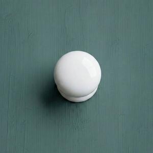 White Ceramic Cabinet Knob