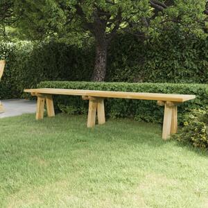 Garden Bench 220 cm Impregnated Solid Wood Pine