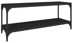 TV Cabinet Black 100x33x41 cm Engineered Wood and Steel
