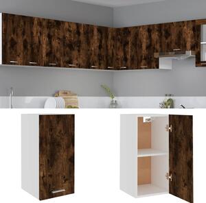 Hanging Cabinet Smoked Oak 29.5x31x60 cm Engineered Wood