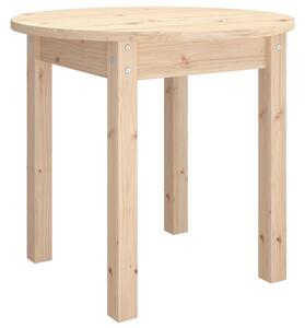 Coffee Table Ø 45x40 cm Solid Wood Pine