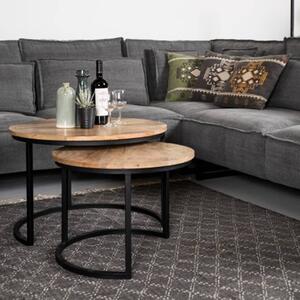 HSM Collection 2 Piece Coffee Table Set Ronin Round