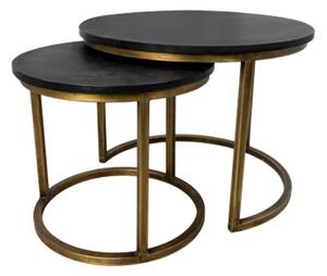 HSM Collection 2 Piece Coffee Table Set Finnley Round