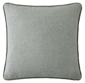 Laura Ashley Milbourne Herringbone 45cmx45cm Filled Cushion Grey Sage
