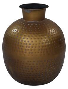 HSM Collection Vase Padua Small 30x35 cm Gold and Grey