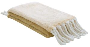 Laura Ashley Bronwen 130cm x 170cm Throw Ochre Yellow