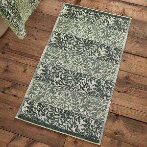 William Morris At Home Rose Stripe Bath Mat Sage