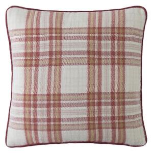 Laura Ashley Padbury Check 45cm x 45cm Filled Cushion Russet