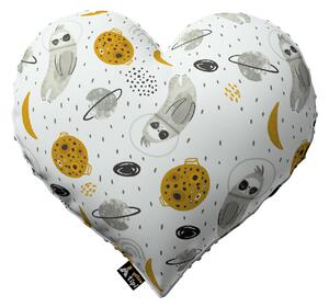 Heart of Love pillow with minky