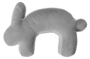 Velvet Bunny grey nursing pillow