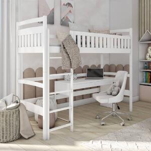 Merritt Wooden Bunk Bed Without Mattress And Ladders In White