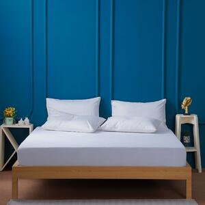 Ackly Bamboo - White Fitted Sheet, Super King