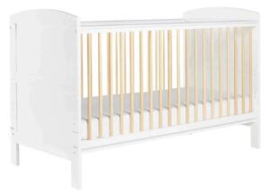 Ickle Bubba Coleby Scandi Cot Bed Scandi White - Without Mattress