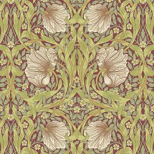 William Morris Pimpernel Fabric Crimson