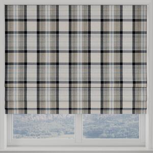 Highland Check Made To Measure Roman Blind Blue