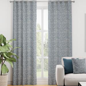 Heritage Salix Made To Measure Curtains Wedgewood Blue