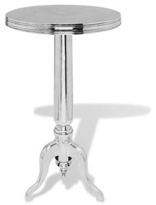 Side Table Round Aluminium Silver