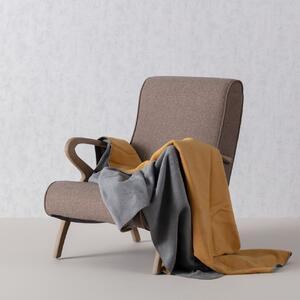 Cotton Cloud Blanket 150x200cm Mustard&Grey