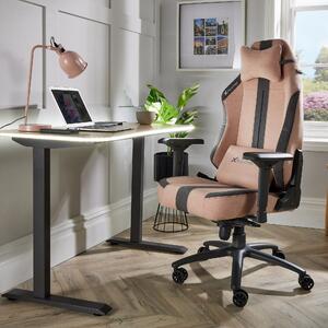 X Rocker Onyx Office Fabric Gaming Chair Pink