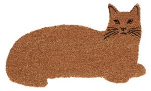 Cat Coir Doormat Brown