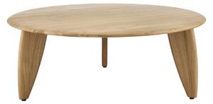 1898 Lyckeby coffee table Ø80x29 cm Natural lacquered oak