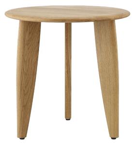 1898 Lyckeby coffee table Ø45x44 cm Natural lacquered oak