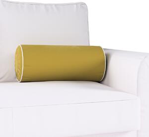 Bolster cushion with pleasts and piping