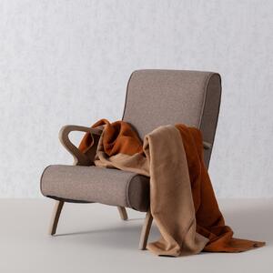 Cotton Cloud Blanket 150x200cm Beige&Cognac