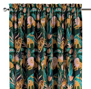 Slot and frill curtains