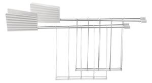 Alessi Pleated accessories for 2-slice toaster Gray