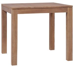 Dining Table Solid Teak Wood with Natural Finish 82x80x76 cm