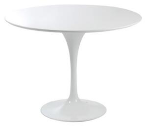 White Eero Saarinen Style Tulip Round Table 90cm