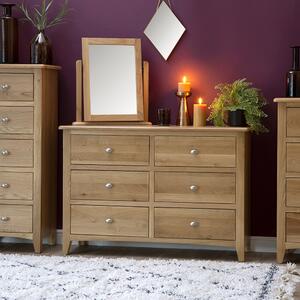 Gloucester Oak Chest of 6 Drawers