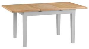 Suffolk Grey Painted Oak 1.2m Butterfly Extending Dining Table