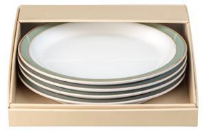 Regency Green 4 Piece Dinner Plate Set